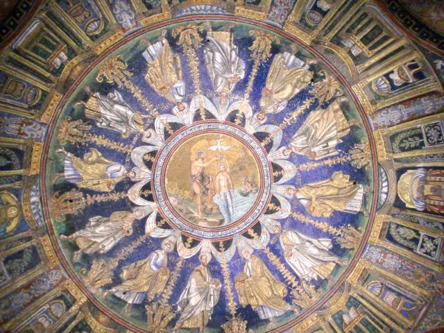 image Cúpula del Baptisterio neoniano de Rávena