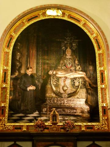 Cuadro en la Iglesia de San Ildenfonso 