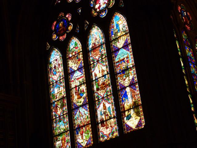 image Vidrieras de la catedral de Santa María de Regla de León. 