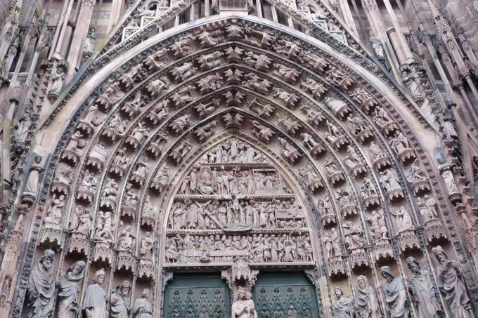 image Tímpano central de la Catedral de Estrasburgo
