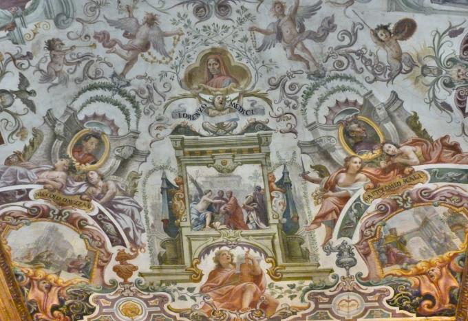 image Techo de la Galería de los Uffizi