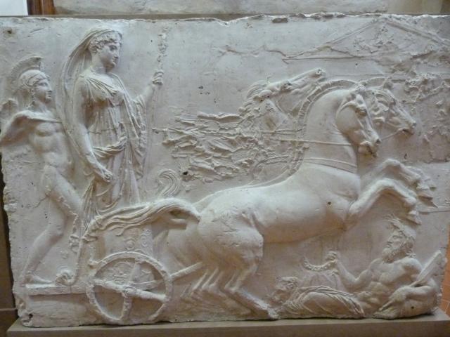 image Relieve de carruaje de caballos