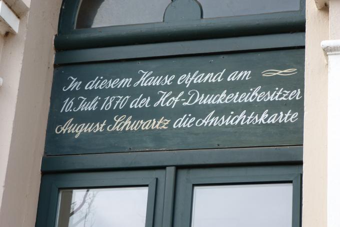 image Primera postal en Oldemburgo