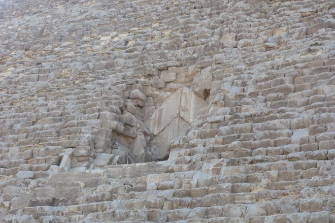 Entrada de la Pirámide de Keops