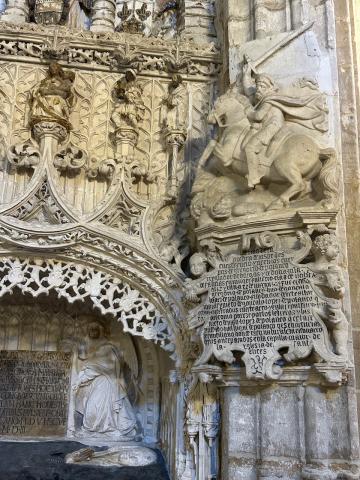 image Detalle del Sepulcro de la Iglesia San Nicolas de Burgos