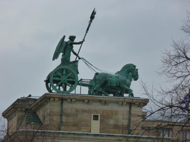 image Cuadriga en la puerta de Brandeburgo.