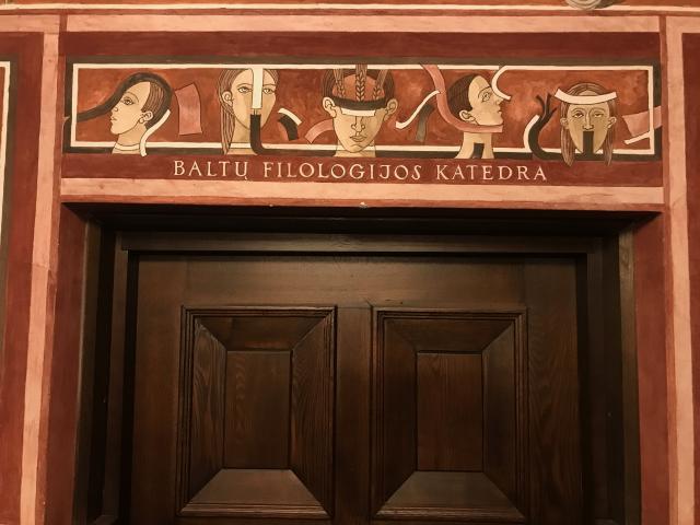 image Frescos en la universidad de Vilnius