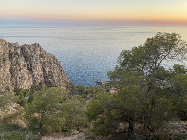 image Atardecer en la costa de  Granada