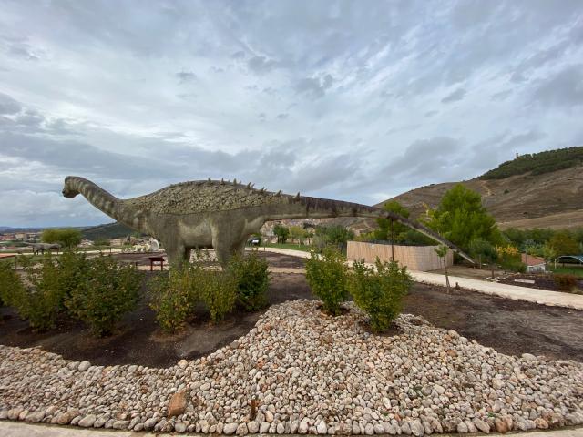 Dinosaurio del museo Paleontológico de Castilla-La Mancha