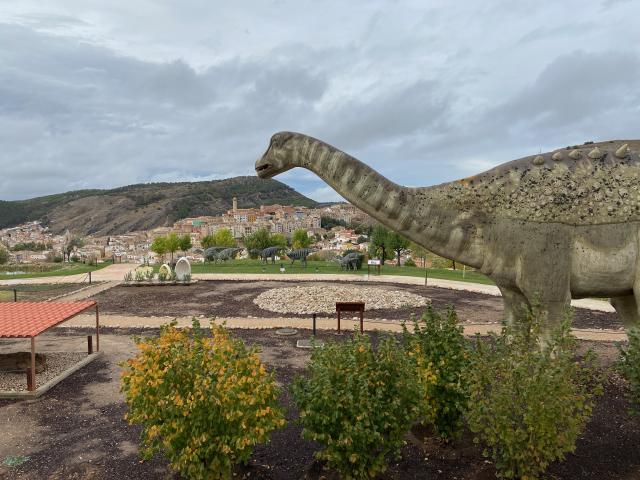 Dinosaurio del museo Paleontológico de Castilla-La Mancha