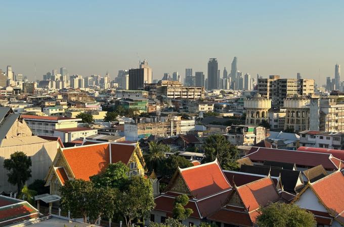 image Bangkok desde la montaña dorada