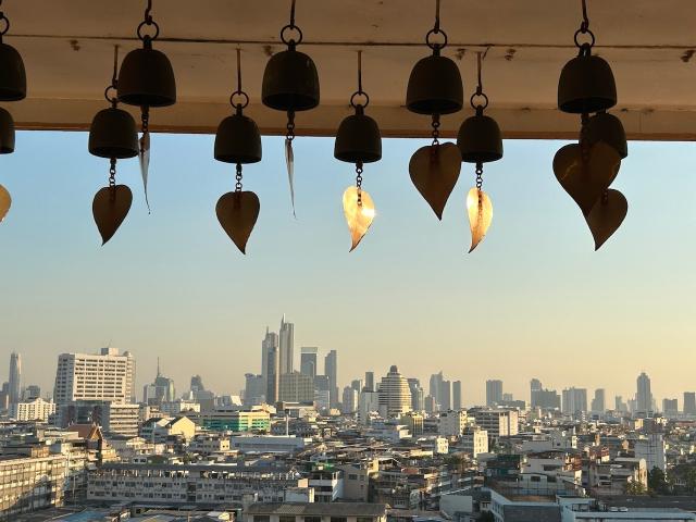 image Bangkok desde la montaña dorada