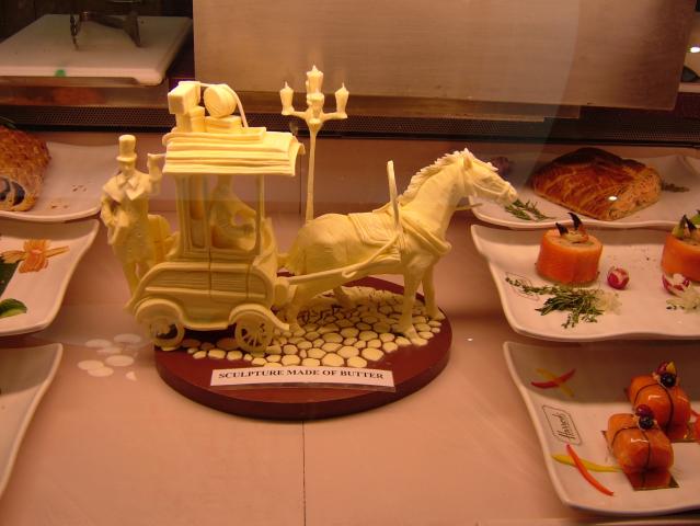 image Figura hecha con mantequilla, Londres