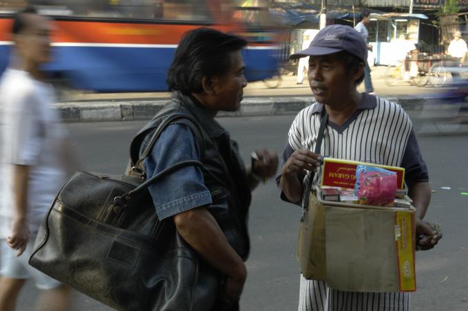 image Vendedor callejero, Jakarta, Indonesia