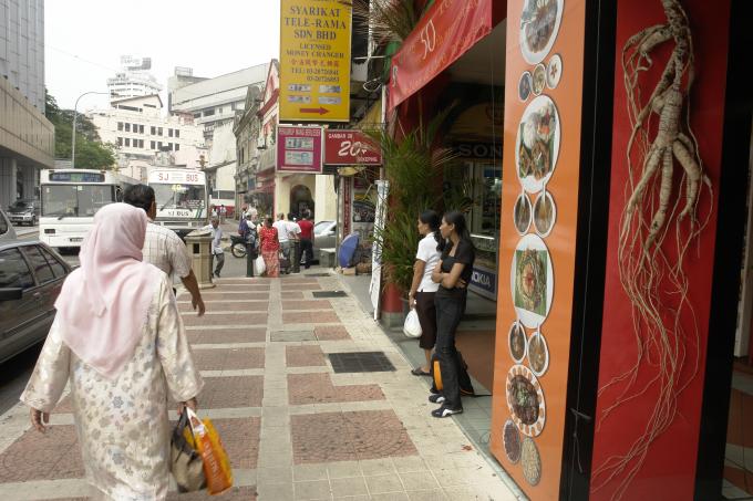 image Tienda de ginseng en el barrio chino, Malasia