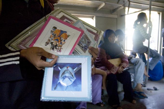 image Vendedor de dibujos, Indonesia