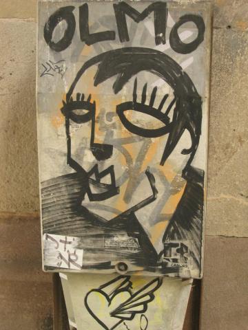 image Grafiti en el barrio de la Barceloneta, Barcelona