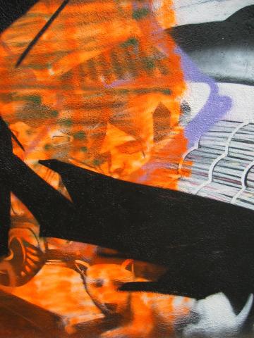 image Grafiti en el barrio de la Barceloneta, Barcelona