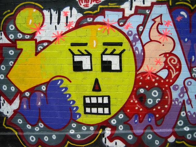 image Grafiti en el barrio de la Barceloneta, Barcelona