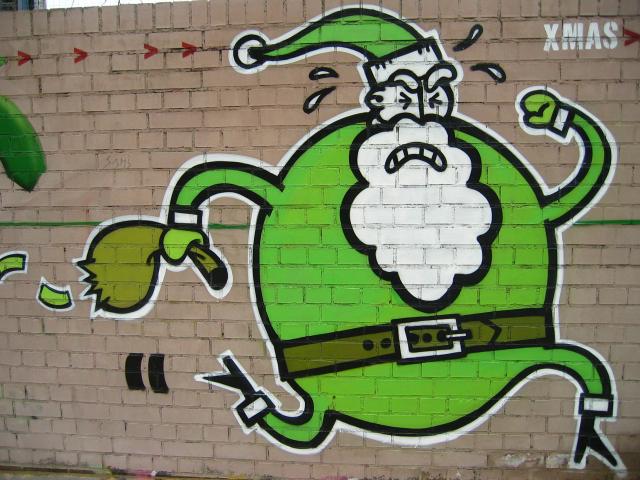 image Grafiti en el barrio de la Barceloneta, Barcelona