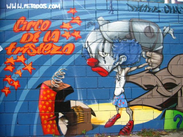 image Grafiti en el Parque de les Tres Chimeneas, Barcelona