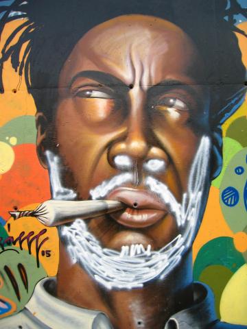 image Grafiti en el Parque de les Tres Chimeneas, Barcelona