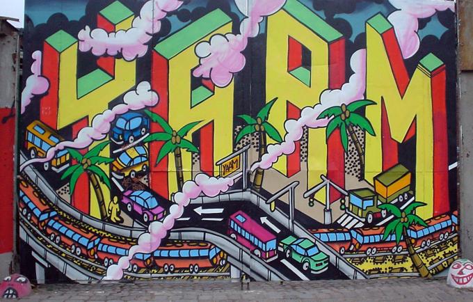 image Grafiti en el muro de Berlín