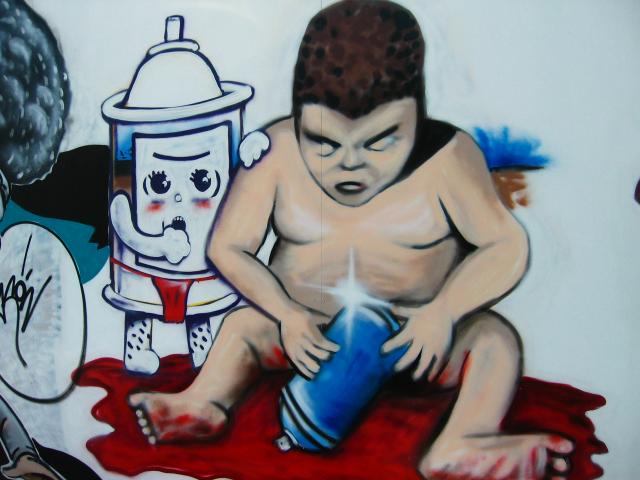 image Grafiti en Cangas de Morrazo, Pontevedra