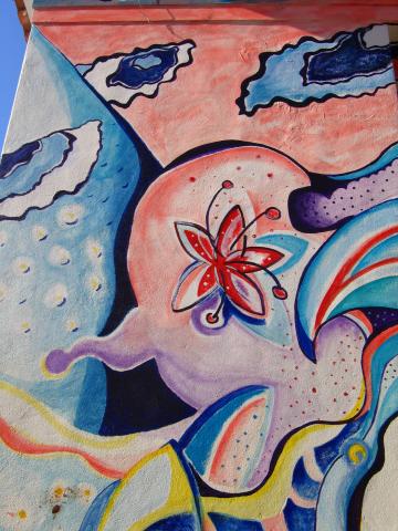 image Grafiti en el Mercado Viejo de Ibiza