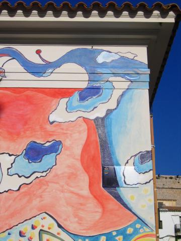 image Grafiti en el Mercado Viejo de Ibiza