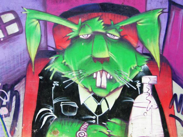 image Grafiti en La Escala, Girona