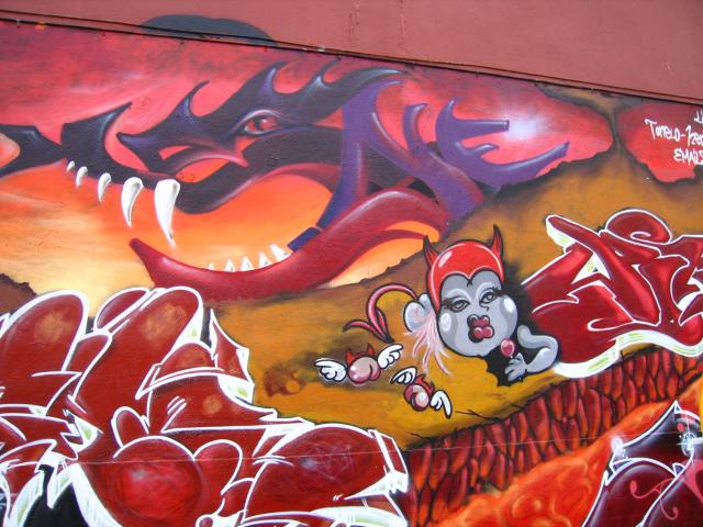 image Grafiti en Mataró, Barcelona