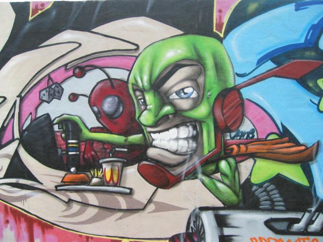 image Grafiti en Mataró, Barcelona