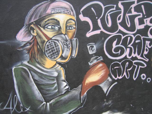 image Grafiti en Mataró, Barcelona