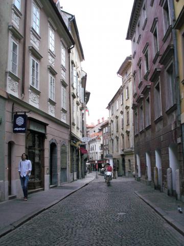 image Calle de Liubliana, Eslovenia