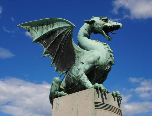 image Puente de los Dragones, Liubliana, Eslovenia