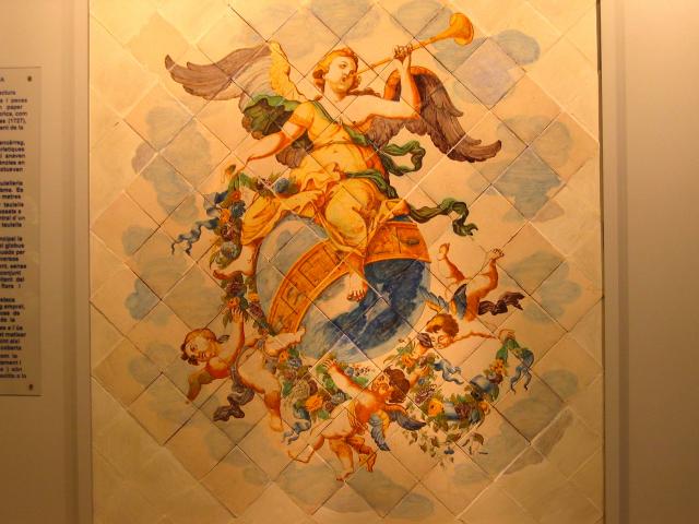 image Alegoría de la Fama, Museo de Cerámica, Alcora, Castellón