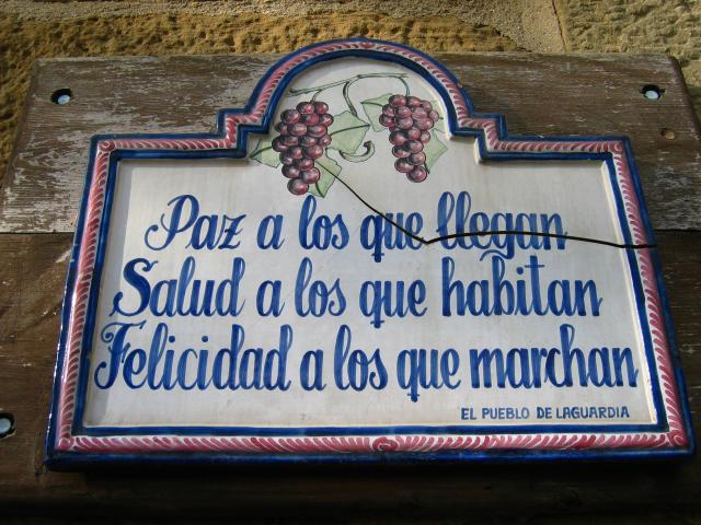 image Placa de las cuatro puertas de Laguardia, Álava