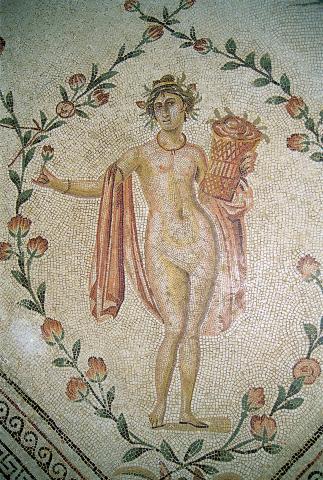 image Detalle del mosaico con el triunfo de Neptuno, Museo del Bardo, Túnez
