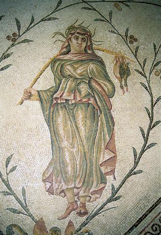 image Detalle del mosaico con el triunfo de Neptuno, Museo del Bardo, Túnez