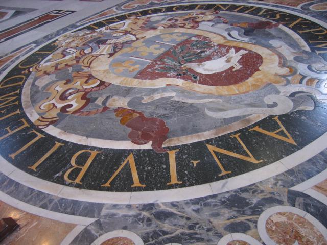 image Suelo de la Basílica de San Pedro, Ciudad del Vaticano, Roma