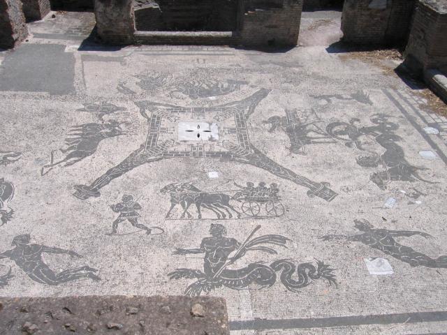 image Mosaico en casa romana, Ostia Antica, Roma