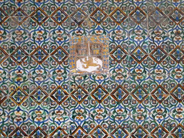 image Detalle de azulejos de la Casa de Pilatos, Sevilla