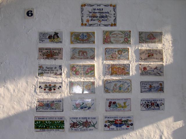 image Premios del Carrer Jesús en concurso Alfombras de flores del Corpus, Sitges