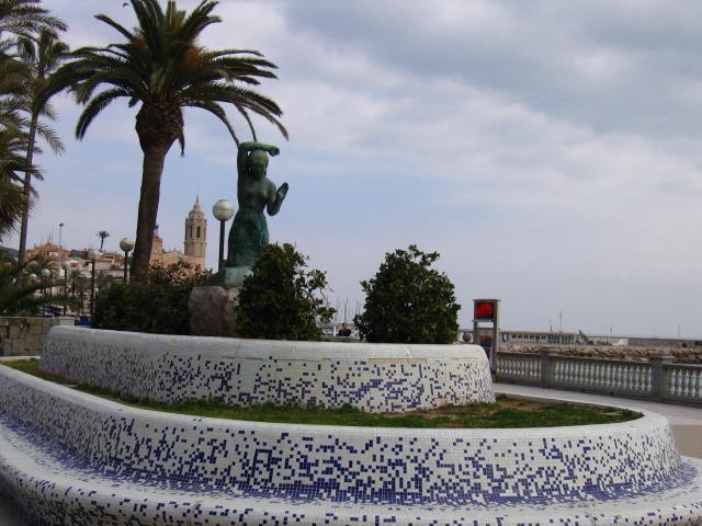 image Sirena en el Paso Marítimo, Sitges