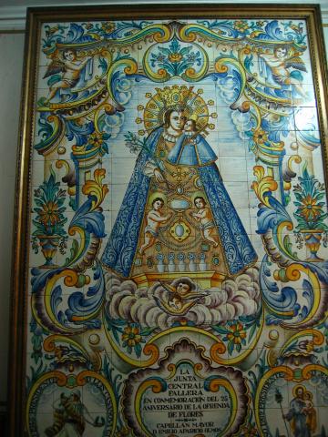 image Azulejos en la Iglesia de los Desamparados, Valencia