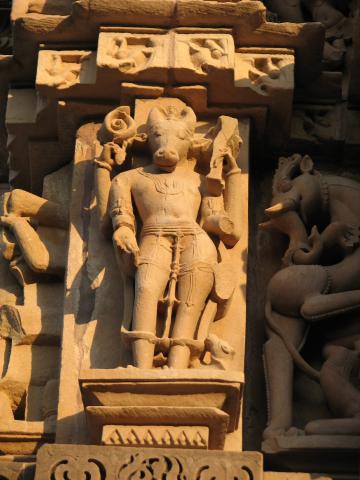 image Representación de una deidad, Khajuraho, India