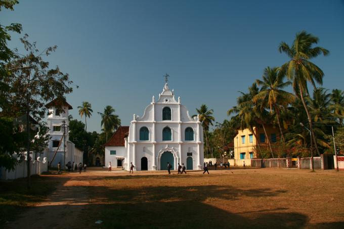 image Iglesia colonial en Isla Vypeen, Kerala, India