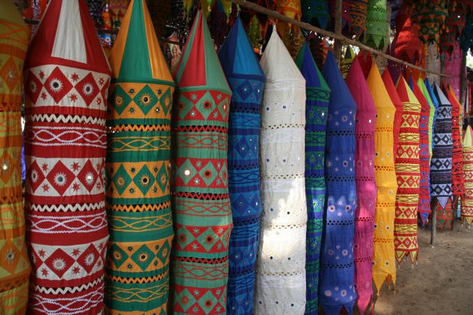 image Lámparas típicas de Goa, India