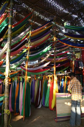 image Tienda de hamacas en Goa, India